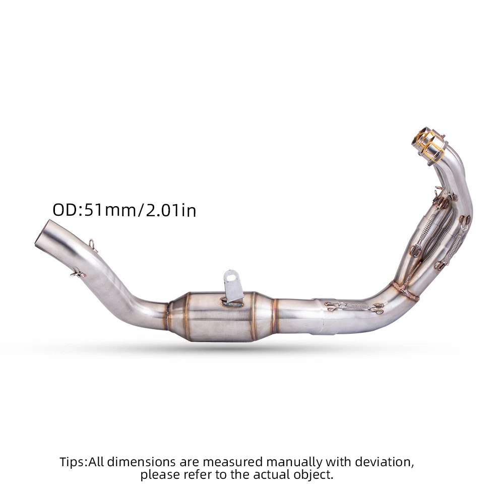 For Yamaha FZ09 MT-09 2021-2023 Full Exhaust System Header Link Pipe Muffler - Image 2