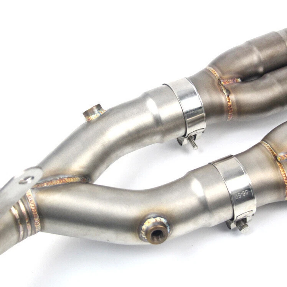 For YAMAHA R1 2015-2023 MT-10 FZ10 Full System Exhaust Front Pipe Carbon Muffler - Image 4