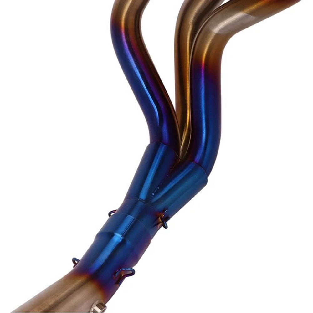 Full Exhaust System Muffler Link Pipe Tip For Yamaha MT09 FZ09 XSR900 2014-2020 - Image 5