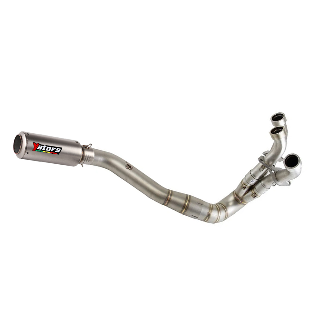 For Yamaha MT-09 2020-2025 Exhaust Front Pipe Muffler Tips Whole System