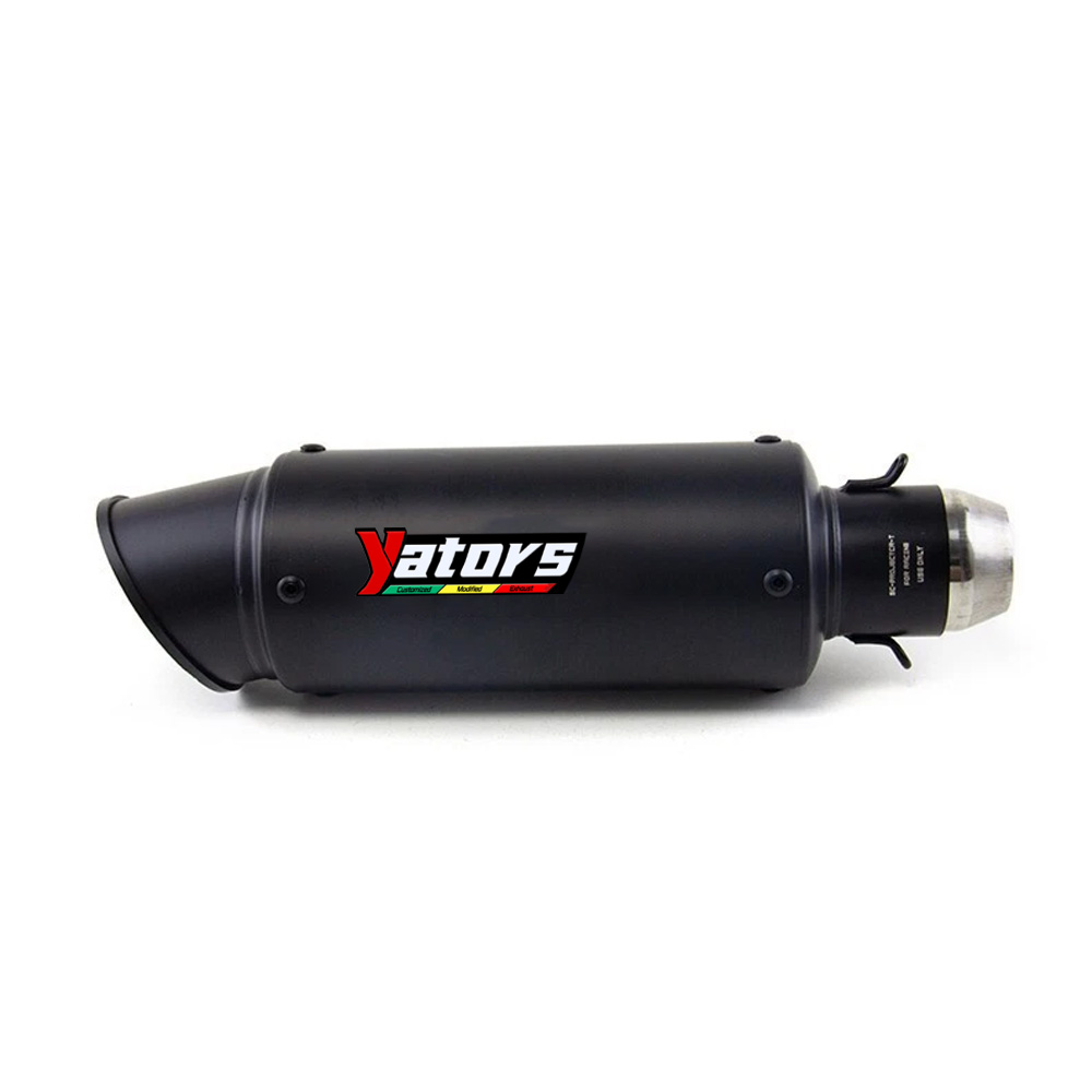 Slip for Yamaha MT-03 YZF R3 2015-2025 Exhaust Mid Tail Pipe Muffler Tips Black - Image 3
