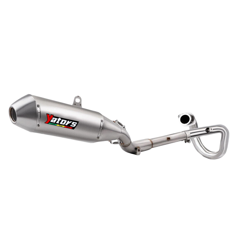 For Suzuki DRZ400SM DRZ400S 2000-2023 Exhaust Tips 450mm Header Link Pipe System