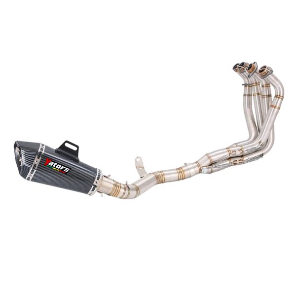 For Kawasaki Z900 Ninja 900 2017-2024 Exhaust System Header Pipe Muffler Slip On
