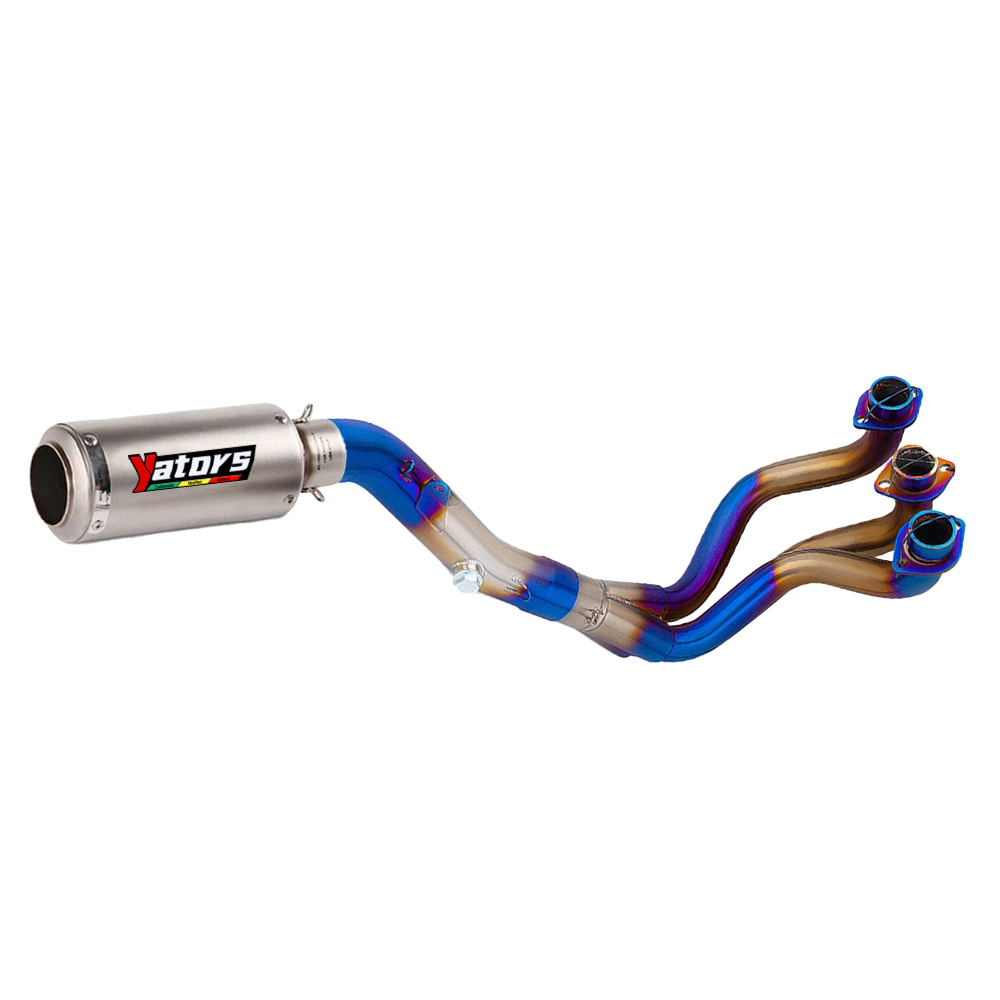 Slip For Yamaha MT-09 FZ09 2014-20 Whole System Exhaust Header Pipe Tail Muffler
