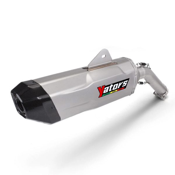Exhaust Muffler Tips Mid Link Pipe System Motorcycle For BMW F850GS 2018-2023