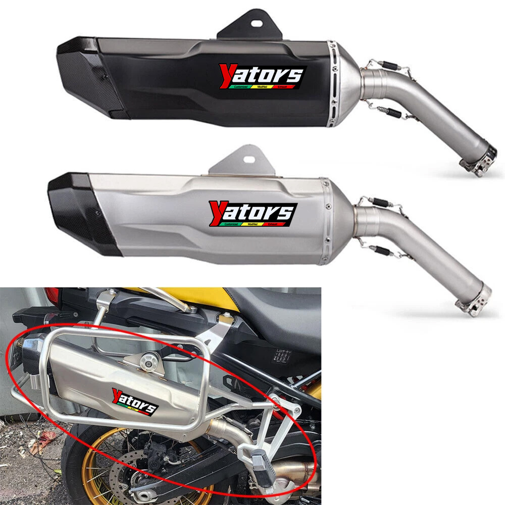 Exhaust Muffler Tips Mid Link Pipe System Motorcycle For BMW F850GS 2018-2023 - Image 2