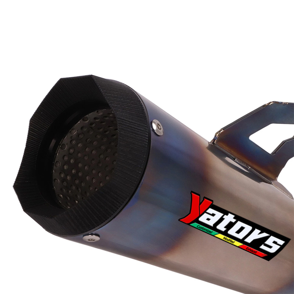 Titanium Exhaust Mid Link Pipe Tail Muffler Tip For BMW S1000R M1000RR 2021-2025 - Image 3