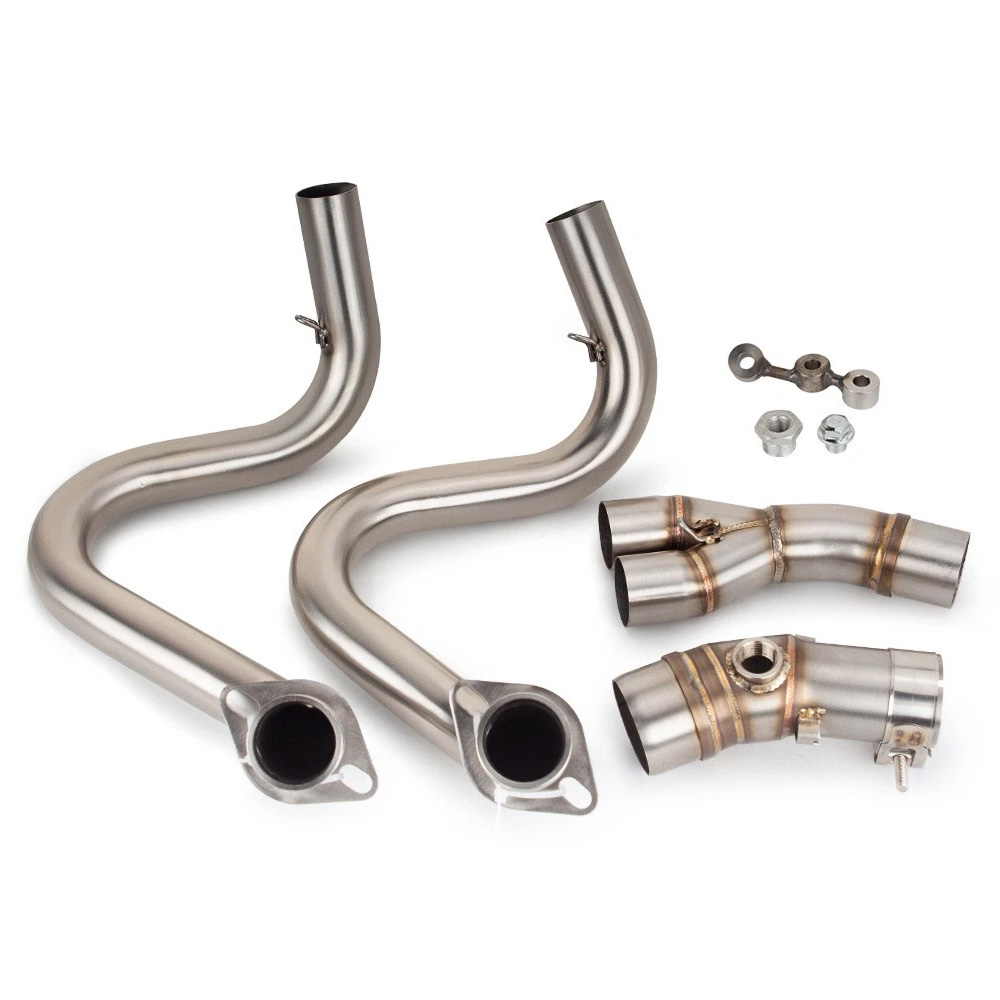 For Kawasaki Ninja 650 Z650 17-19 Full System Exhaust Tips Blue Header Pipe - Image 3