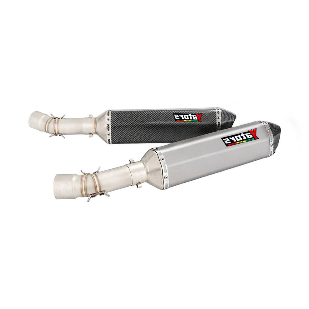 For BMW F650GS F700GS F800GS Exhaust System Middle Link Pipe Escape Muffler Tips - Image 5