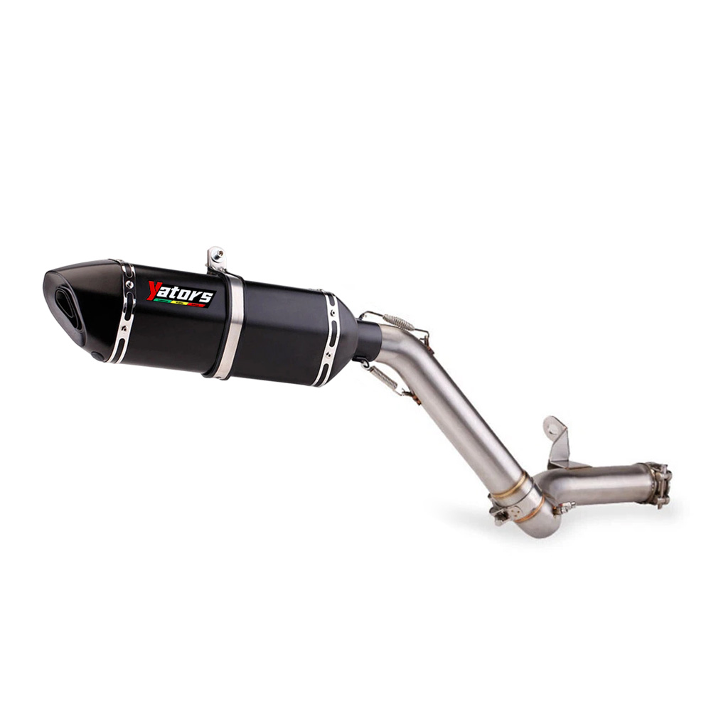 Exhaust Tips Muffler Mid Pipe Slip on System For BMW F850GS/F750GS 2018-2021