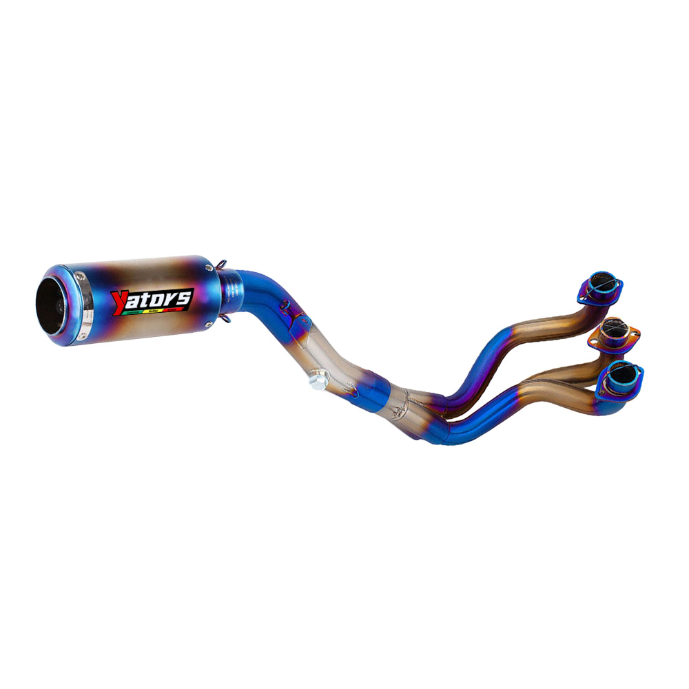 Slip For Yamaha MT-09 FZ09 2014-20 Whole System Exhaust Header Pipe Tail Muffler