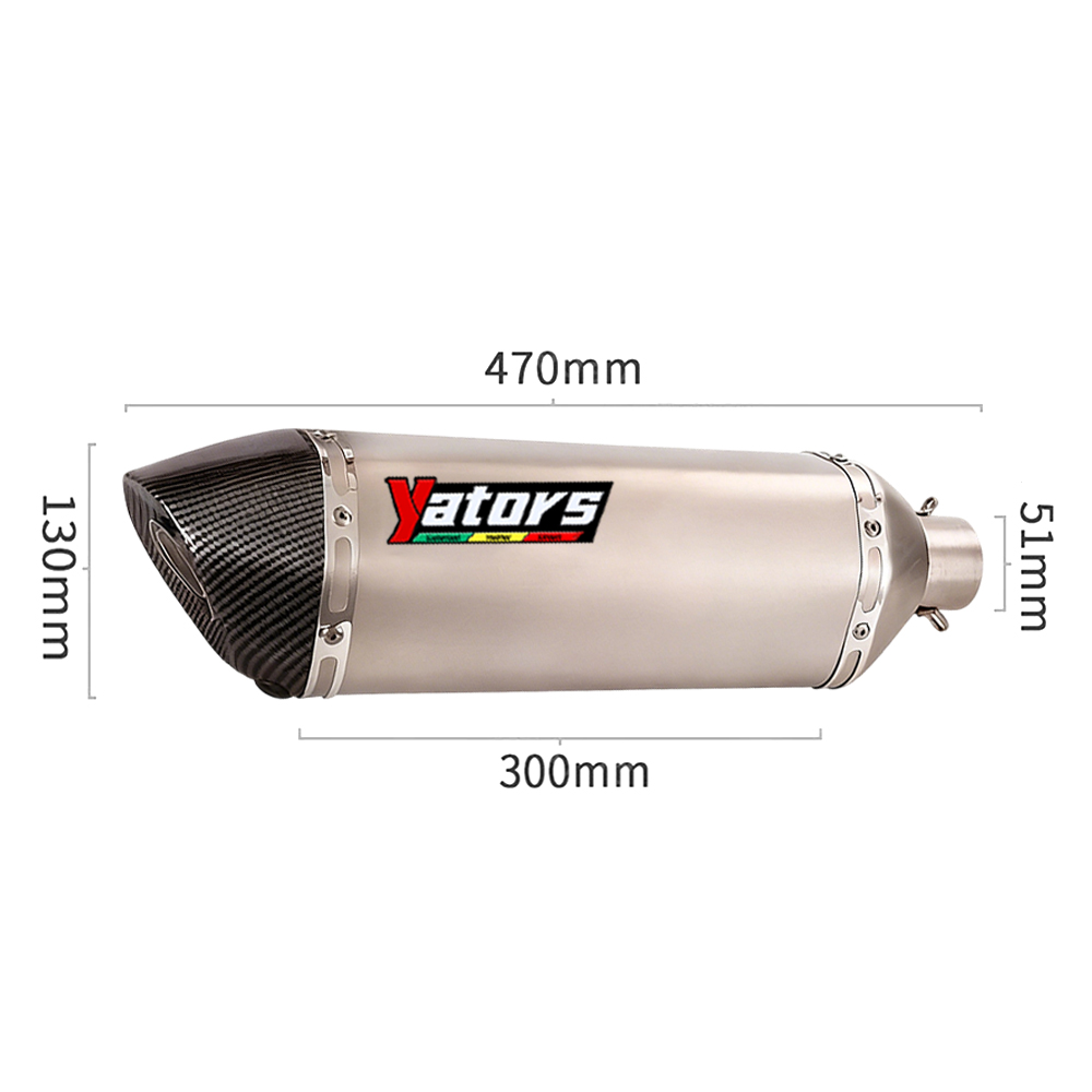 For BMW F800GS F700GS F650GS Left Exhaust Muffler Mid Pipe 51MM System Tip F800R - Image 3
