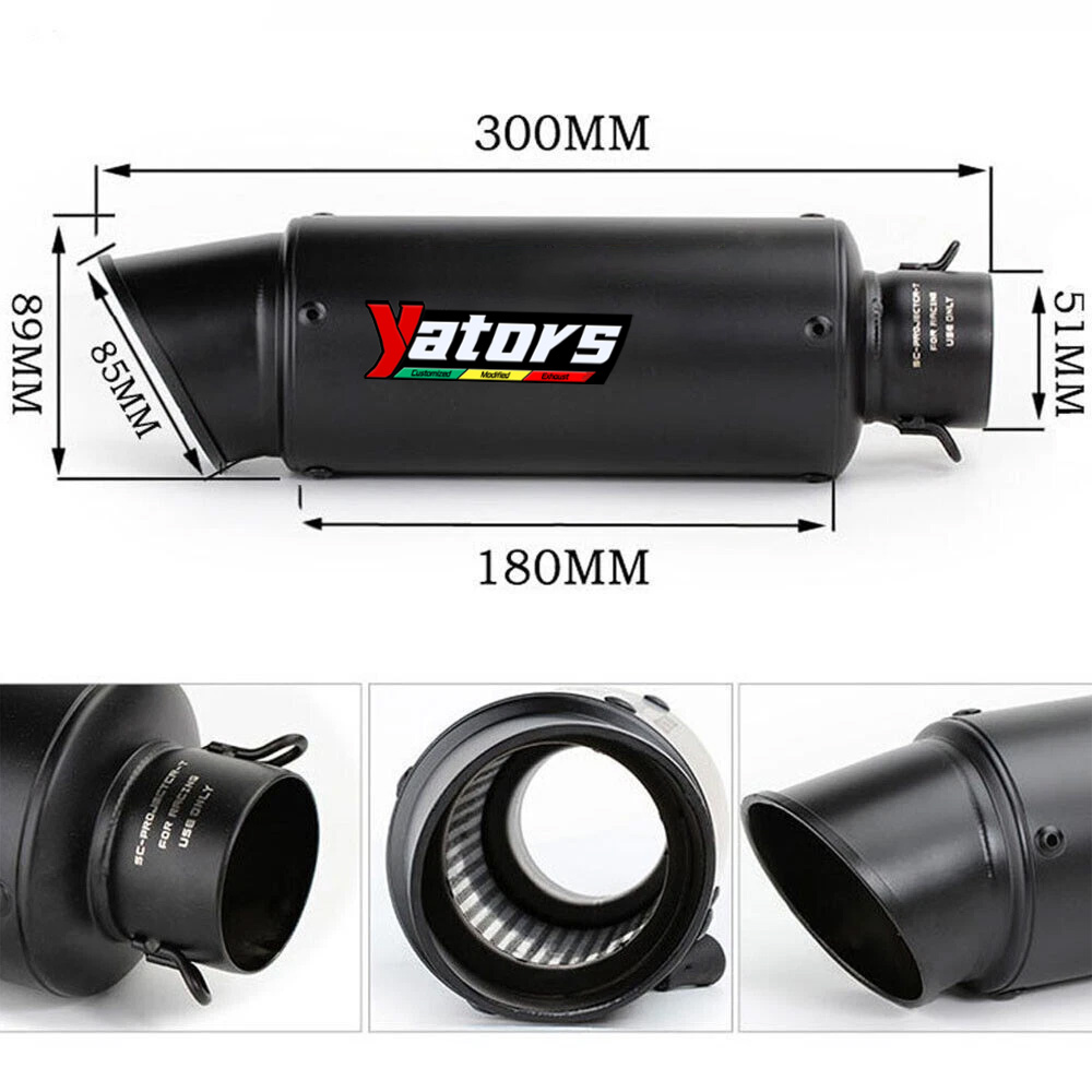 Motorcycle Exhaust Muffler Tips Mid Link Pipe System For Aprilia RSV4 2009-2021 - Image 4