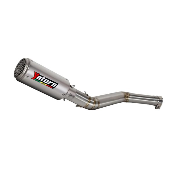 Slip On For CF-Moto 650NK 650MT 400NK Motorcycle Exhaust System Mid Pipe Muffler Exhausts Pipes