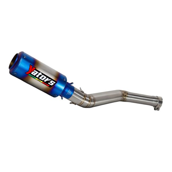 For CF-MOTO 400NK 650NK 650MT Slip On Mid Link Pipe Muffler Exhaust System Tips Exhausts Pipes