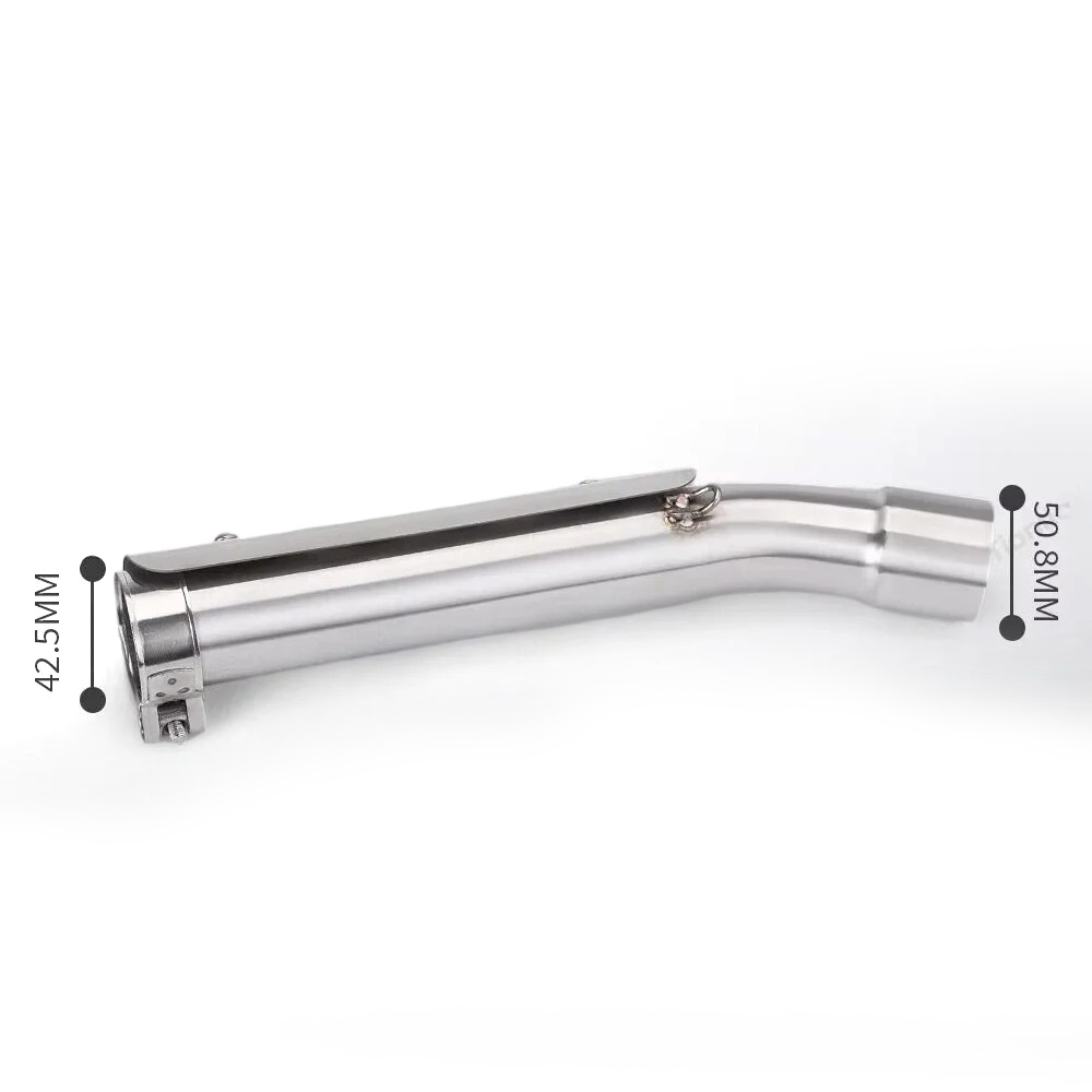 For Yamaha Tenere 700 2019-2024 Motorcycle Exhaust Mid Link Pipe Muffler Exhaust Systems Exhausts Pipes - Image 2