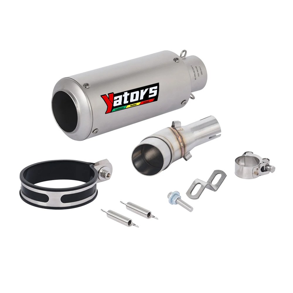 For Yamaha MT-03 YZF R3 R25 Slip Muffler Tips Mid Link Pipe Exhaust System Exhausts Pipes - Image 3