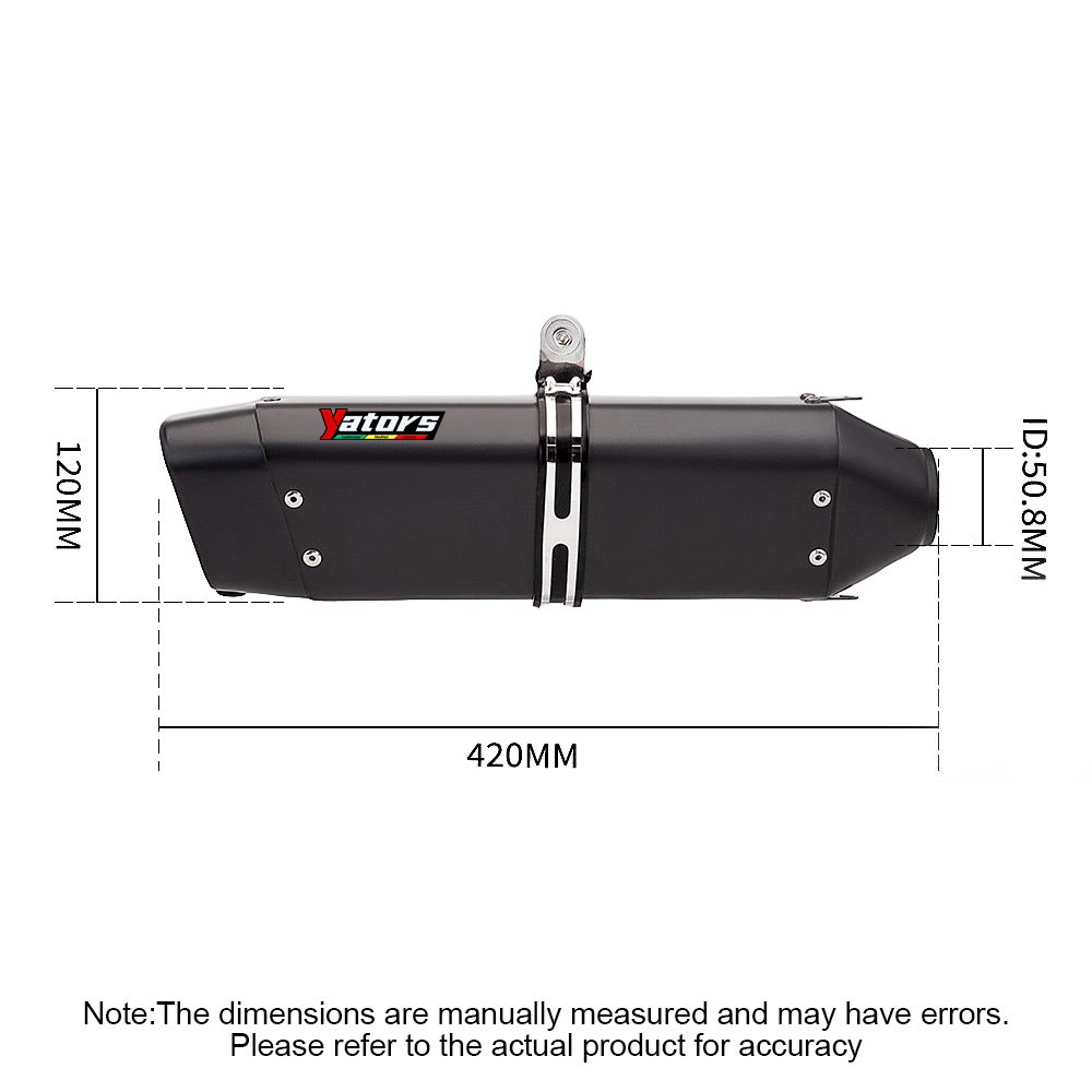 For Suzuki GSX-R1000 2007-2011 Exhaust Mid Link Pipe 51mm Tail Muffler Stainles Exhaust Systems Exhausts Pipes - Image 3