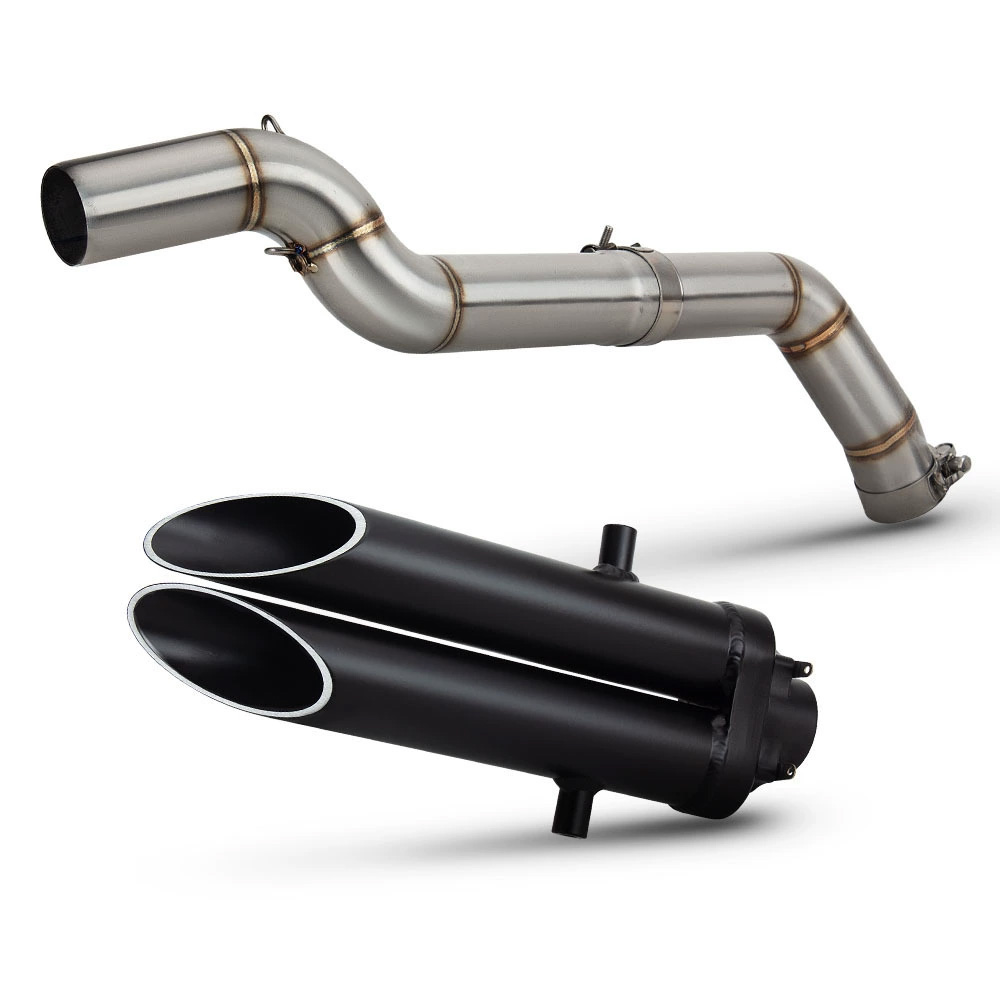 Slip-on Exhaust Modify Middle Pipe Muffler with DB Killer – Escape Racing Kit for Honda CBR600RR F5 (2005-2020) - Image 3