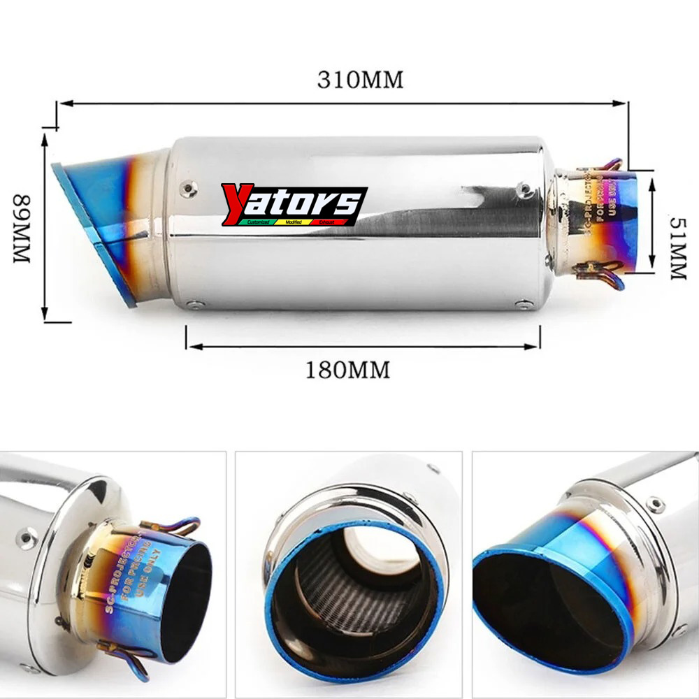 For Suzuki GSXR 1000 2012-2022 Exhaust Pipes Mid Muffler Link Tube System Tips Exhaust Systems - Image 2