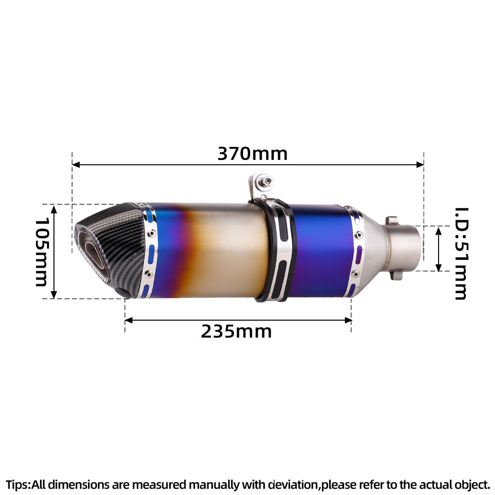 Full Exhaust System Header Front Link Pipe Muffler For Yamaha MT-15 2020-2021 Exhausts Pipes Exhaust Systems - Image 4
