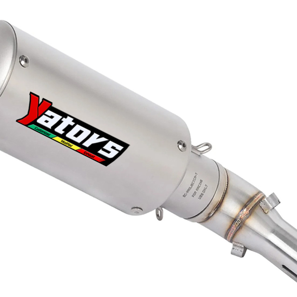For Yamaha MT-03 YZF R3 R25 Slip Muffler Tips Mid Link Pipe Exhaust System Exhausts Pipes - Image 5