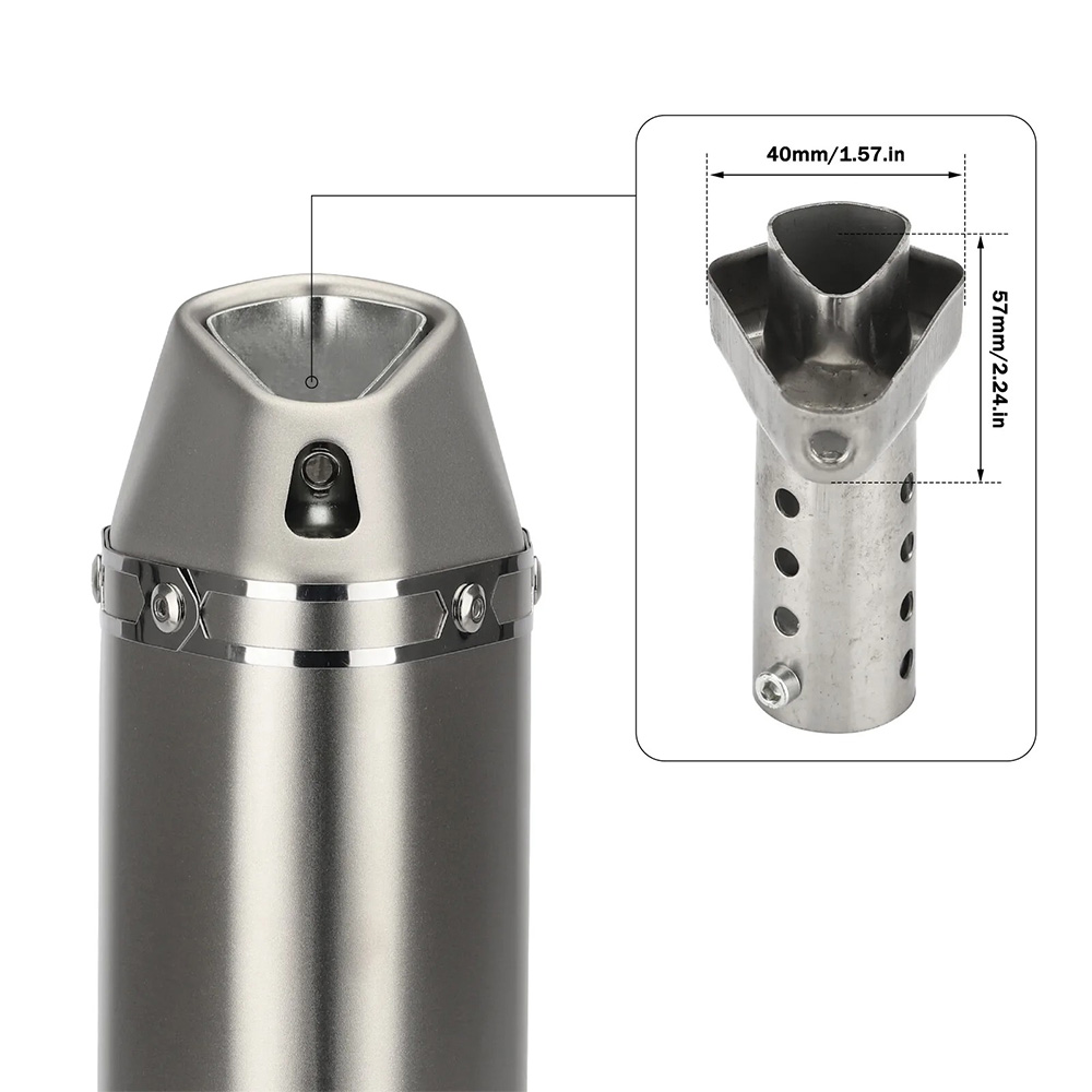 Exhaust Muffler Tips Mid Link Pipe System For Suzuki GSXR1000 2012-2024 Exhaust Systems Exhausts Pipes - Image 7