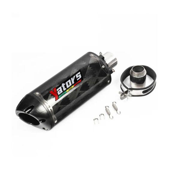 For Yamaha YZF R1 2009-2014 Exhaust & Exhaust Systems - No Cat Mid Link Pipe Muffler With Carbon Fiber