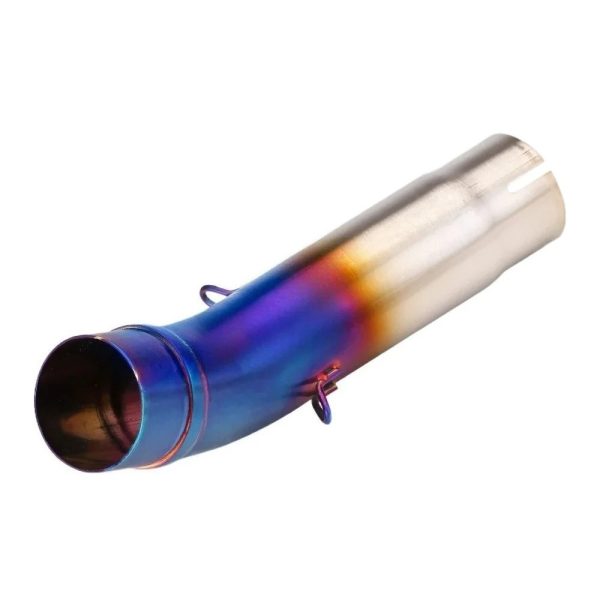 Motorcycle exhaust middle section stainless steel Slip on middle link pipe suitable for Honda CB400 Motorcycle Parts