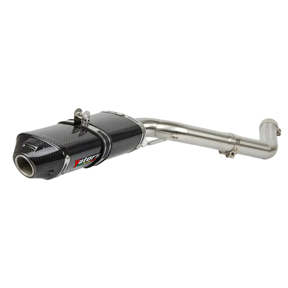 Motorcycle Full System Exhaust Mid Front Link Pipe For Honda CBR600RR 2005-2019 Exhausts Pipes
