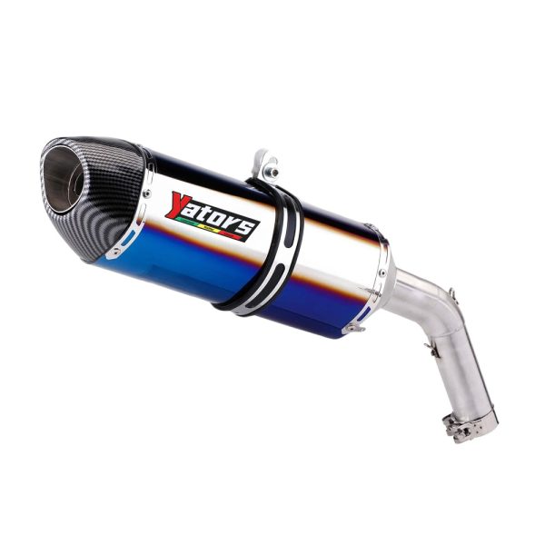 Motorcycle Exhaust Middle Link Pipe Slip On 51mm Muffler For Benelli 752 BJ750GS Exhaust Systems Exhausts Pipes
