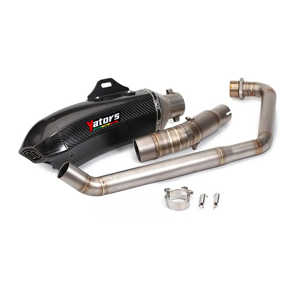 For Honda CBR150 CB150R 2017-23 Full Exhaust System Muffler Tips Header Pipe Exhaust Systems - Image 2