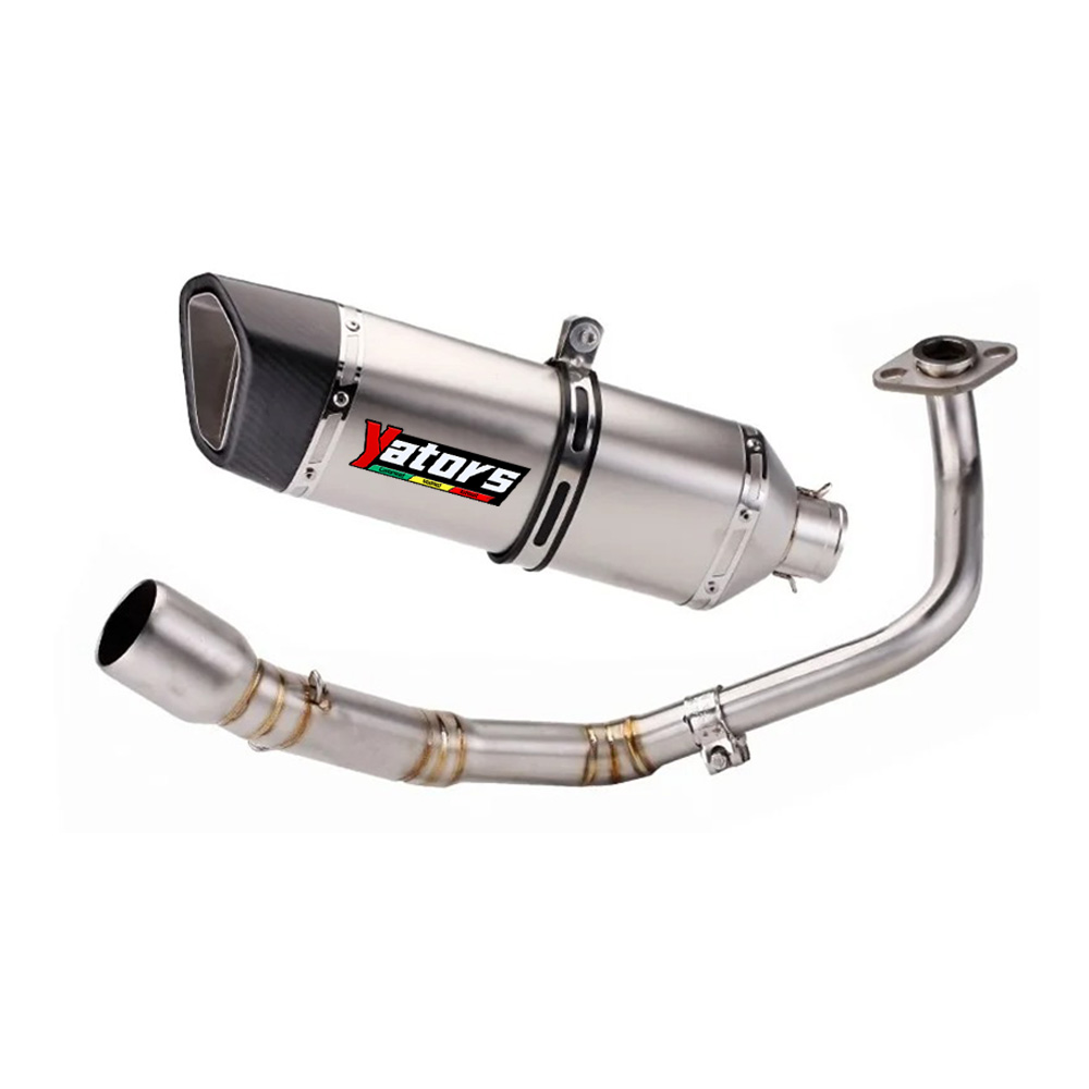 For Honda ADV150 Slip On Exhaust Muffler Tips Header Front Link Pipe Full System Exhaust Systems Exhausts Pipes - Image 2