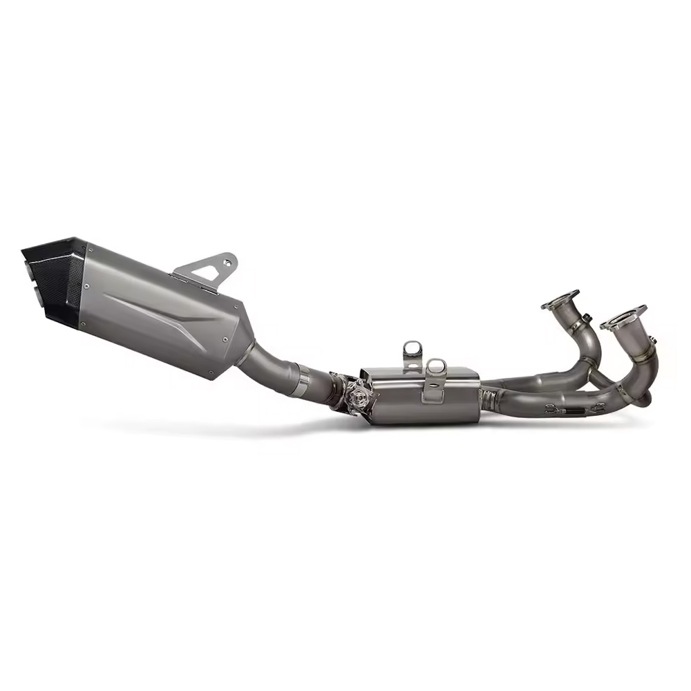 Motorcycle Exhaust Pipe for BMW R1300GS Adventure Titanium Full Exhaust System with Manual Valve Control Box - Image 2