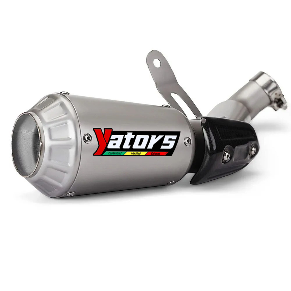 For Honda CBR1000RR 2008-16 Exhaust Mid Link Pipe Carbon Muffler Slip on System Exhaust Systems Exhausts Pipes - Image 2