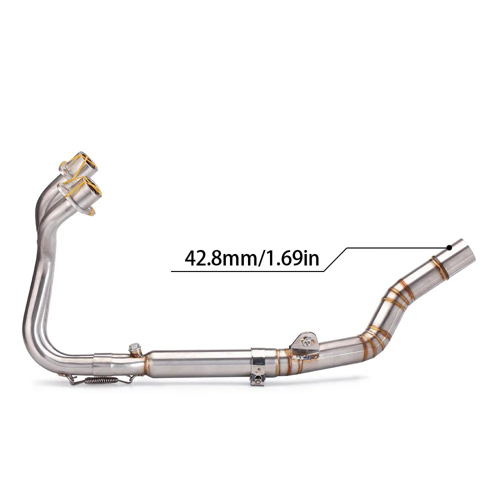 Slip for Honda CBR250RR 2017-2025 Modified System Exhaust Header Link Pipe 51MM Exhaust Systems Exhausts Pipes - Image 3