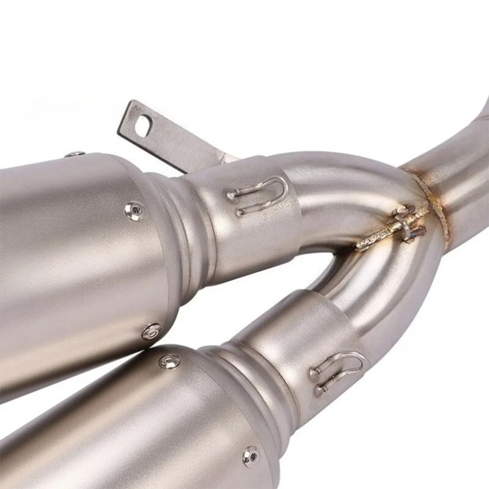 For Ducati Monster 797 Scrambler 803 Exhaust Pipes Dual-outlet Mid 51mm Muffler Exhaust Systems - Image 3