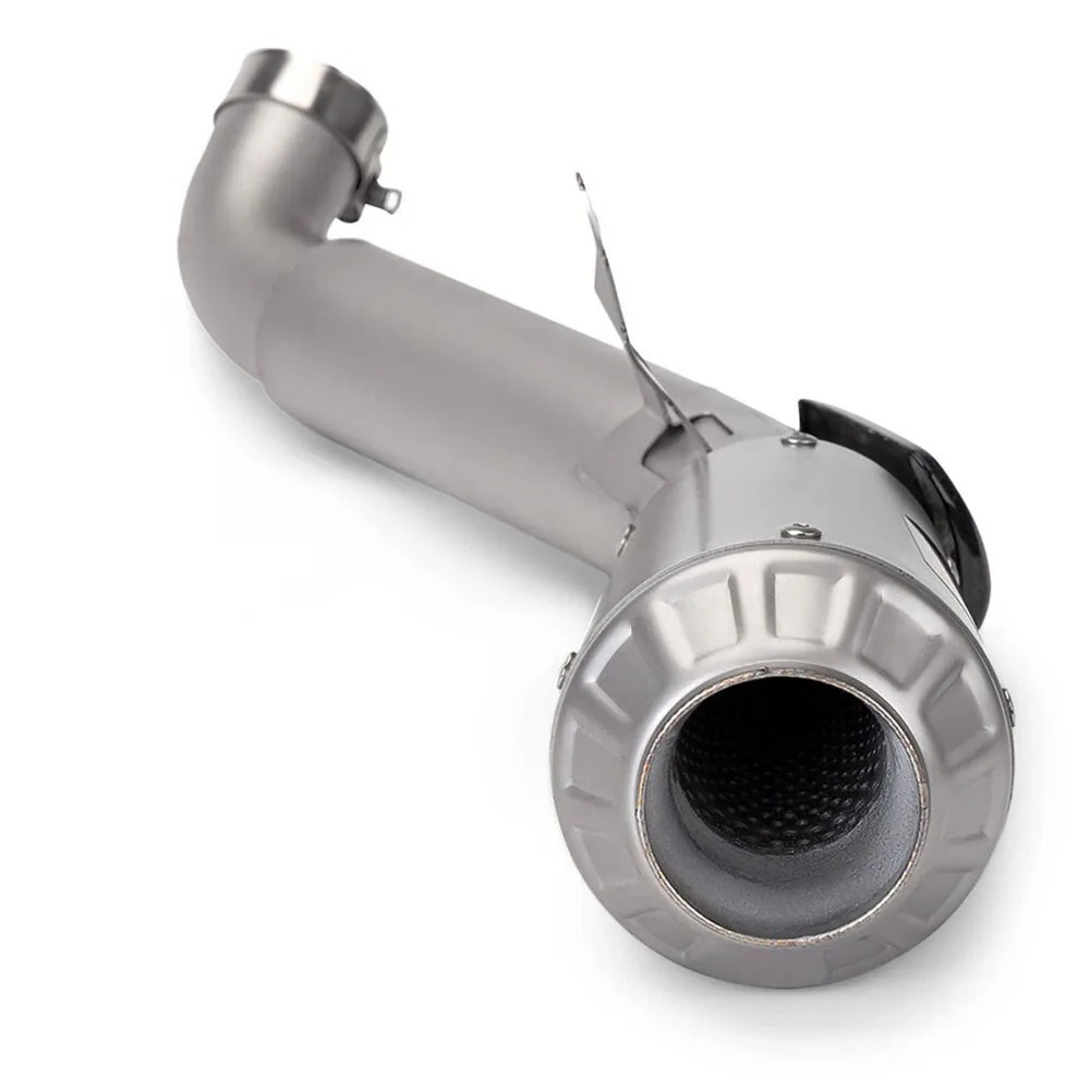For Honda CBR1000RR 2008-16 Exhaust Mid Link Pipe Carbon Muffler Slip on System Exhaust Systems Exhausts Pipes - Image 3
