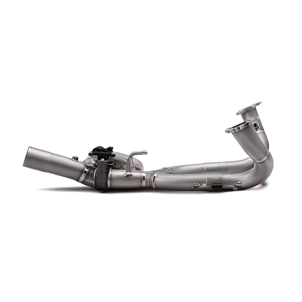 For BMW R1200GS R1250GS with valve electronic valve titanium alloy Front Connect Link Pipe full exhaust escape system 2013-2023 - Image 4