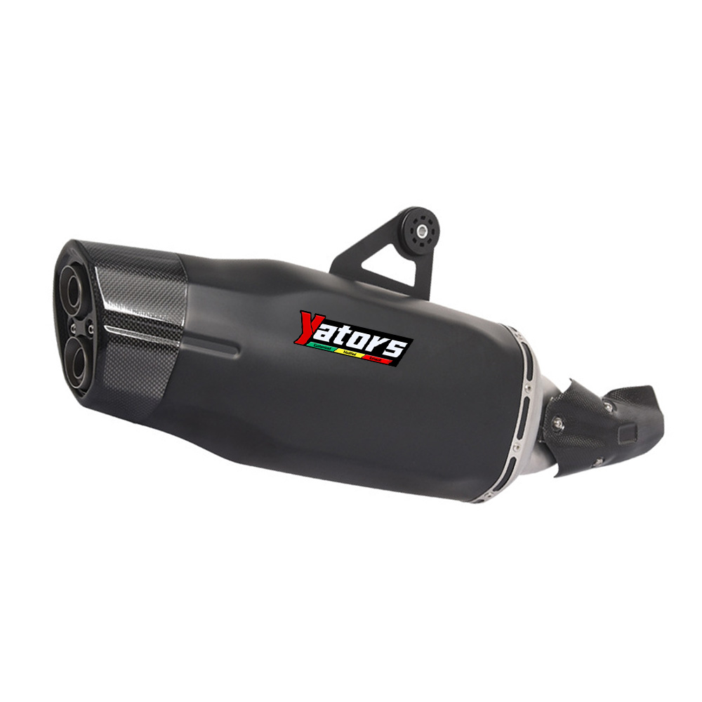 For BMW R1200GS R1250GS with valve electronic valve titanium alloy Front Connect Link Pipe full exhaust escape system 2013-2023 - Image 10