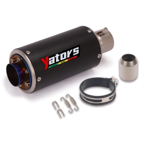 motorcycle exhaust inox muffler carbon fiber exhaust Universal 51/60mm with DB Killer for z900 R3 R25 MT07 MT09 R1 Z400 Z650