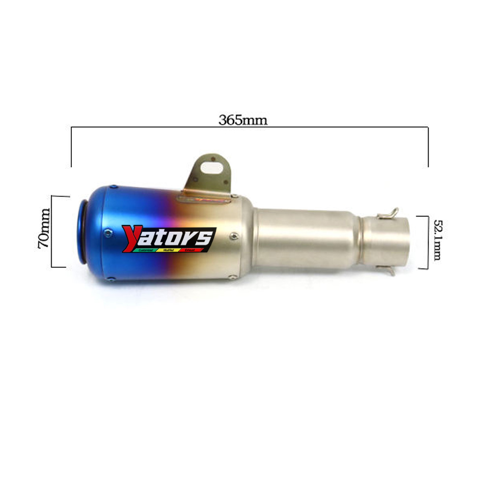 51mm Motorcycle Exhaust Pipe Muffler Slip On For R6 R15 R3 Zx6r Zx10r Z400 Z900 Z1000 Cbr1000 Pcx 125 Rc390 - Image 6