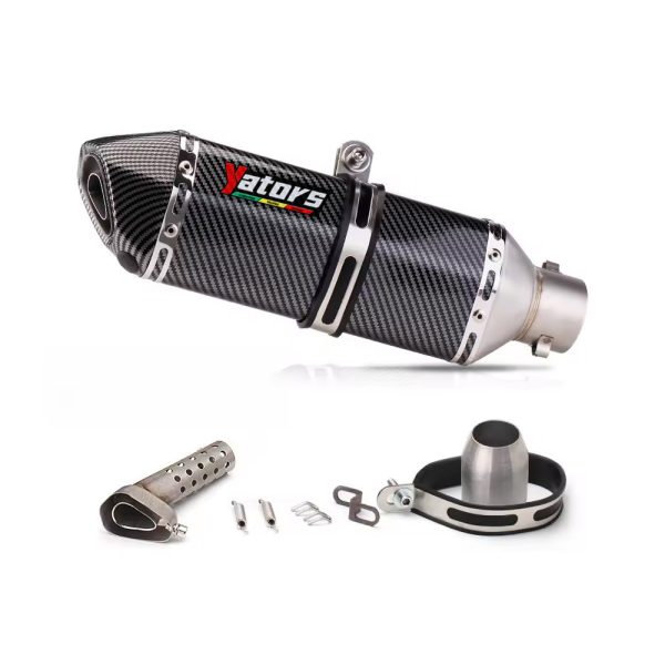 Hot Selling 51mm Universal Motorcycle Exhaust Pipe Muffler Ak Exhaust Escape moto For Honda Yamaha Kawasaki Z650 R1 R3 R6 CBR300